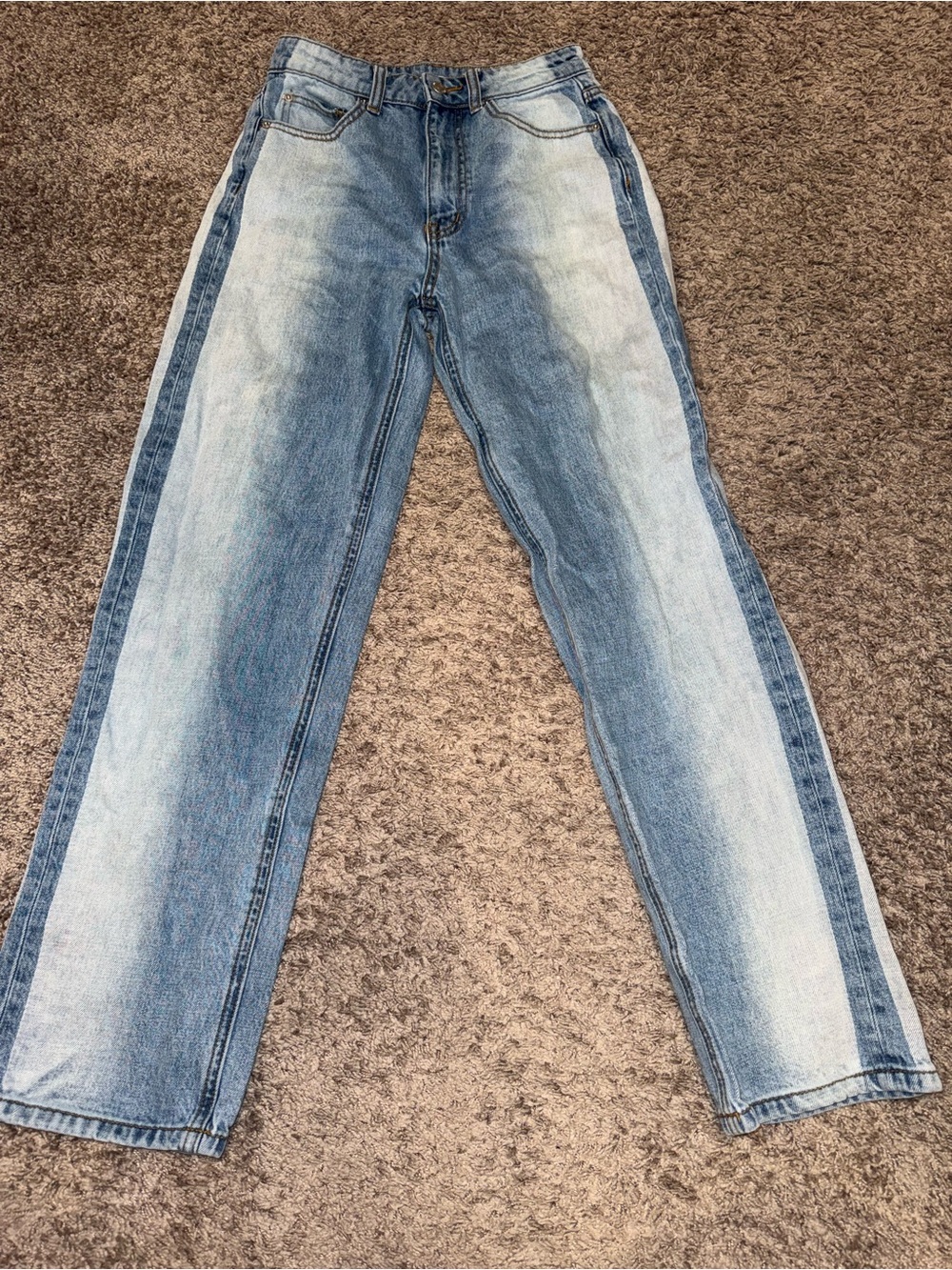 BDG Urban Outfitters Jeans Women’s Blue High Rise Baggy Skater Size 25 2 Tone